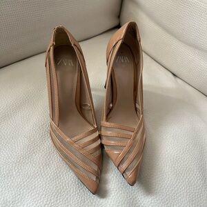 Zara nude heels